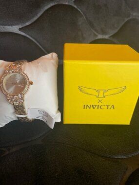 Invicta Ladies Wildflower Watch Gold Tone